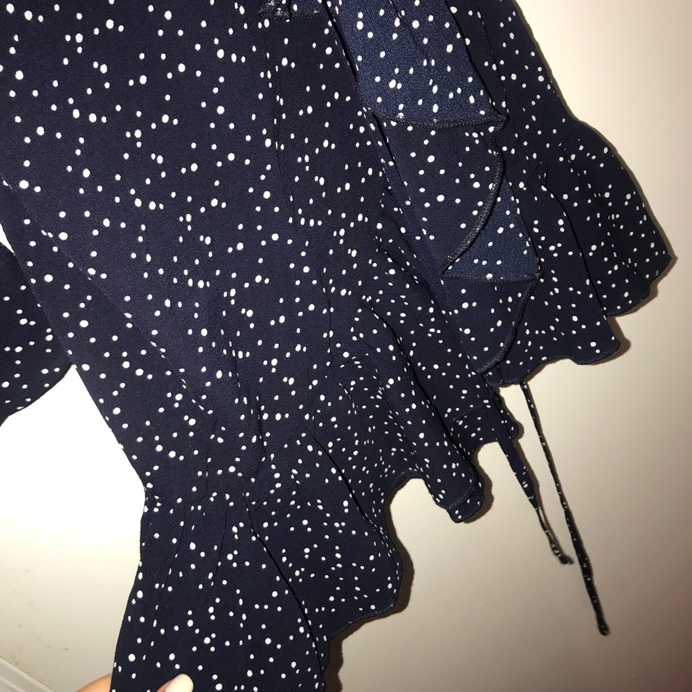 Lulus Ruffle Wrap Dress - Picture 6 of 6